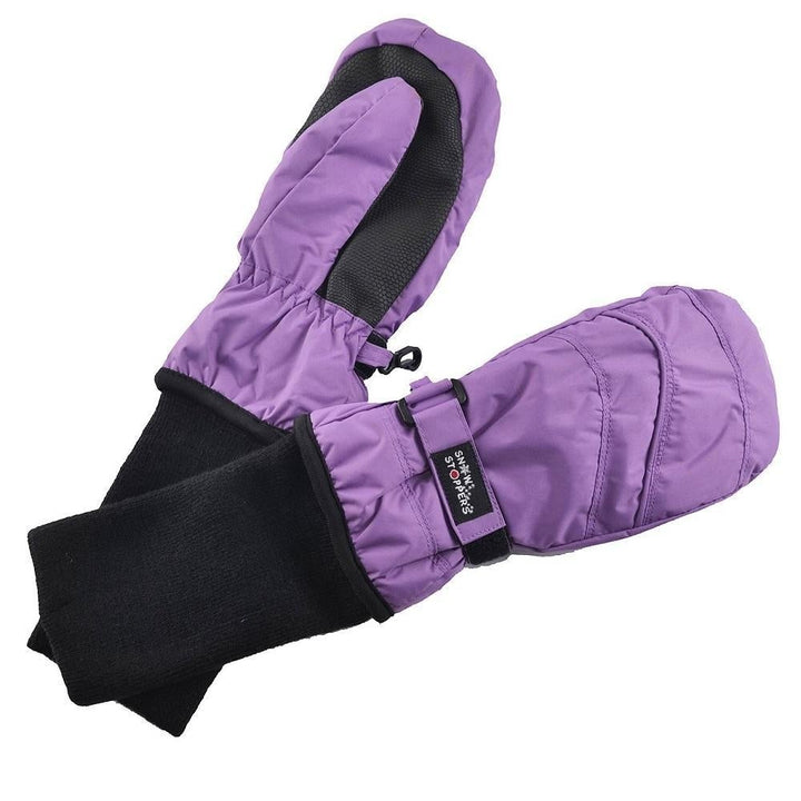 SnowStoppers Original Extended Cuff Mittens (Purple)-Apparel-SnowStoppers--babyandme.ca
