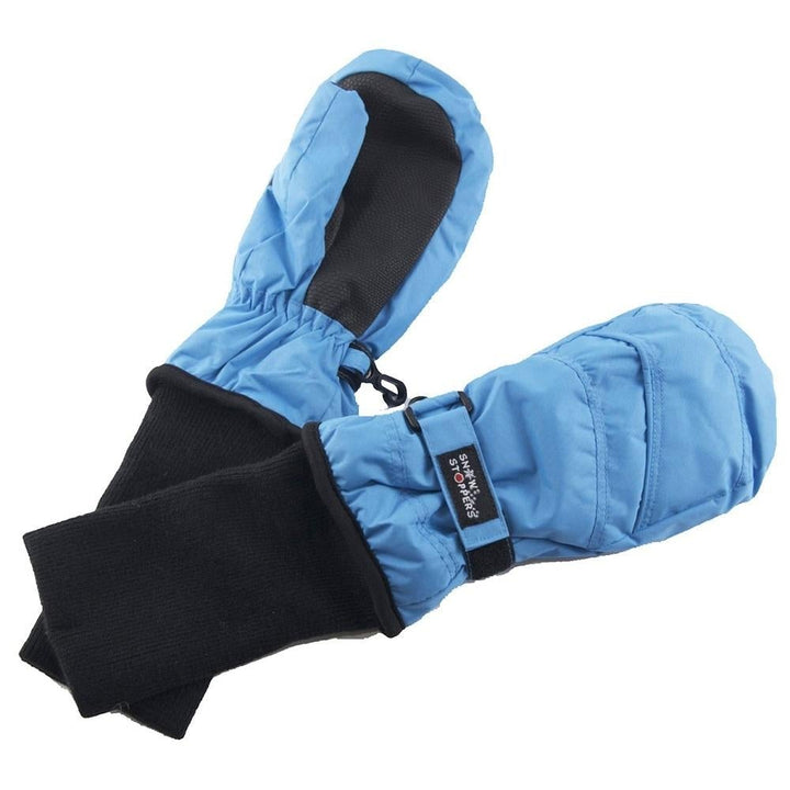 SnowStoppers Original Extended Cuff Mittens (Sky Blue)-Apparel-SnowStoppers--babyandme.ca