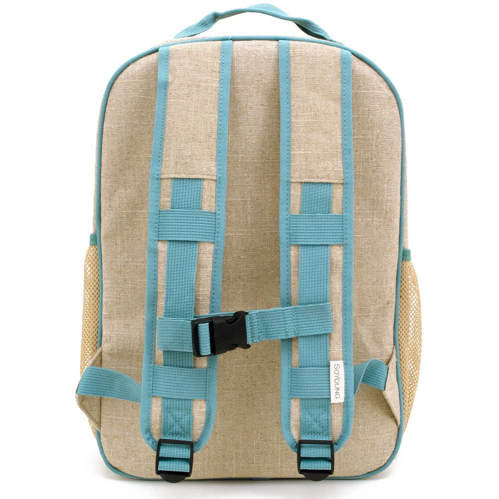 So Young Grade School Backpack (Green Stegosaurus)-Apparel-So Young-030102 GS-babyandme.ca