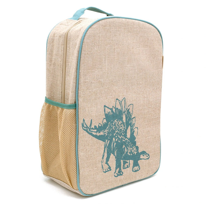 So Young Grade School Backpack (Green Stegosaurus)-Apparel-So Young-030102 GS-babyandme.ca