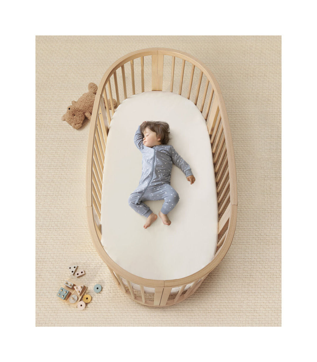 Stokke® Sleepi™ Bed V3 (Natural)-Nursery-Stokke-031780 NA-babyandme.ca