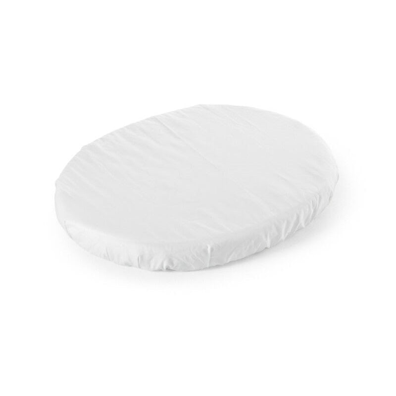 Stokke® Sleepi™ Mini Fitted Sheet (White)-Nursery-Stokke-030848 WH-babyandme.ca
