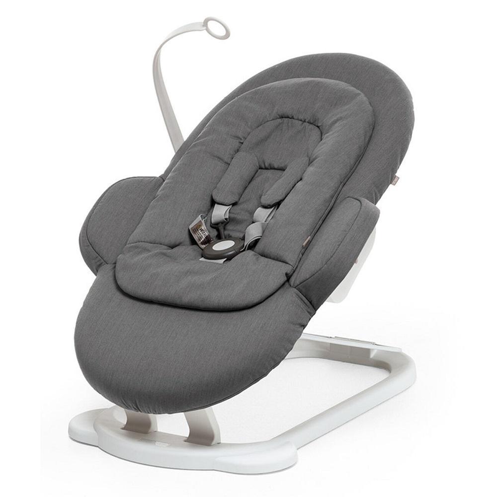 Stokke® Steps™ Bouncer (Deep Grey White Chassis)-Gear-Stokke-009548 GY-babyandme.ca