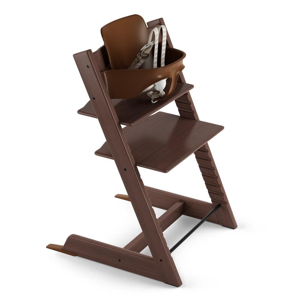 Stokke® Tripp Trapp® High Chair (Walnut)-Feeding-Stokke-027571 WA-babyandme.ca