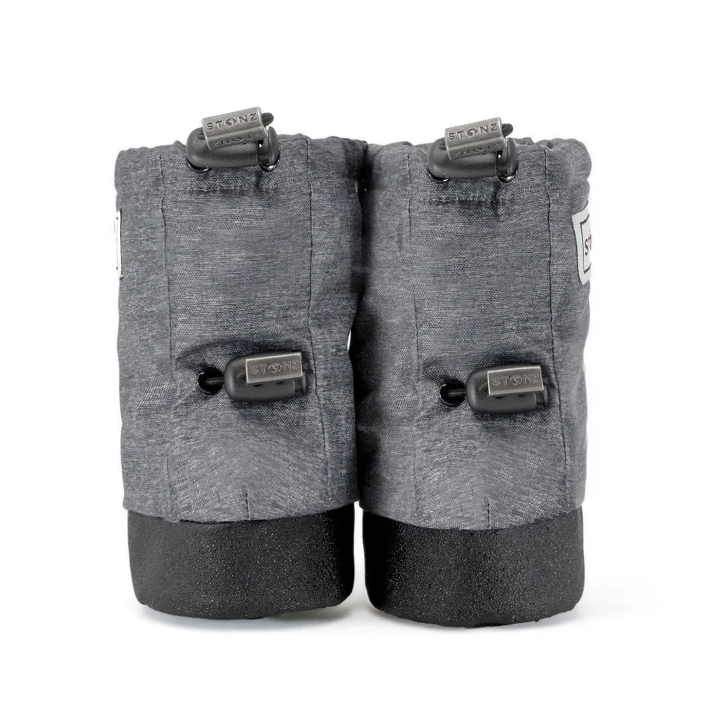 Stonz Baby Booties (Heather Grey)-Apparel-Stonz-0-6 Months-030486 HG S-babyandme.ca