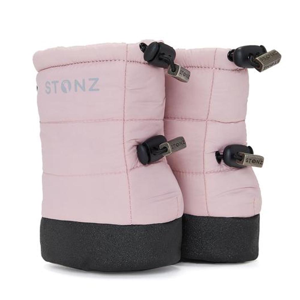 Stonz Baby Puffer Booties (Haze Pink)-Apparel-Stonz-0-6 Months-030492 HP S-babyandme.ca