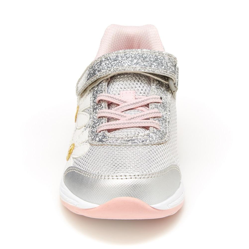 Stride Rite Light-Up Glimmer Sneaker (Silver/Pink)-Apparel-Stride Rite--babyandme.ca