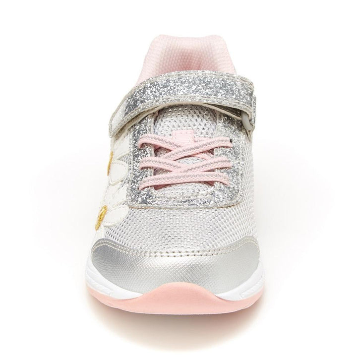 Stride Rite Light-Up Glimmer Sneaker (Silver/Pink)-Apparel-Stride Rite--babyandme.ca