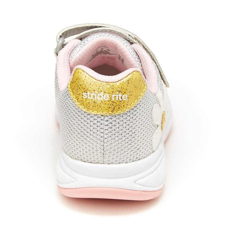 Stride Rite Light-Up Glimmer Sneaker (Silver/Pink)-Apparel-Stride Rite--babyandme.ca