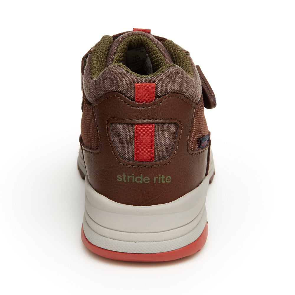 Stride Rite Made2Play Nate Sneaker (Brown)-Apparel-Stride Rite--babyandme.ca