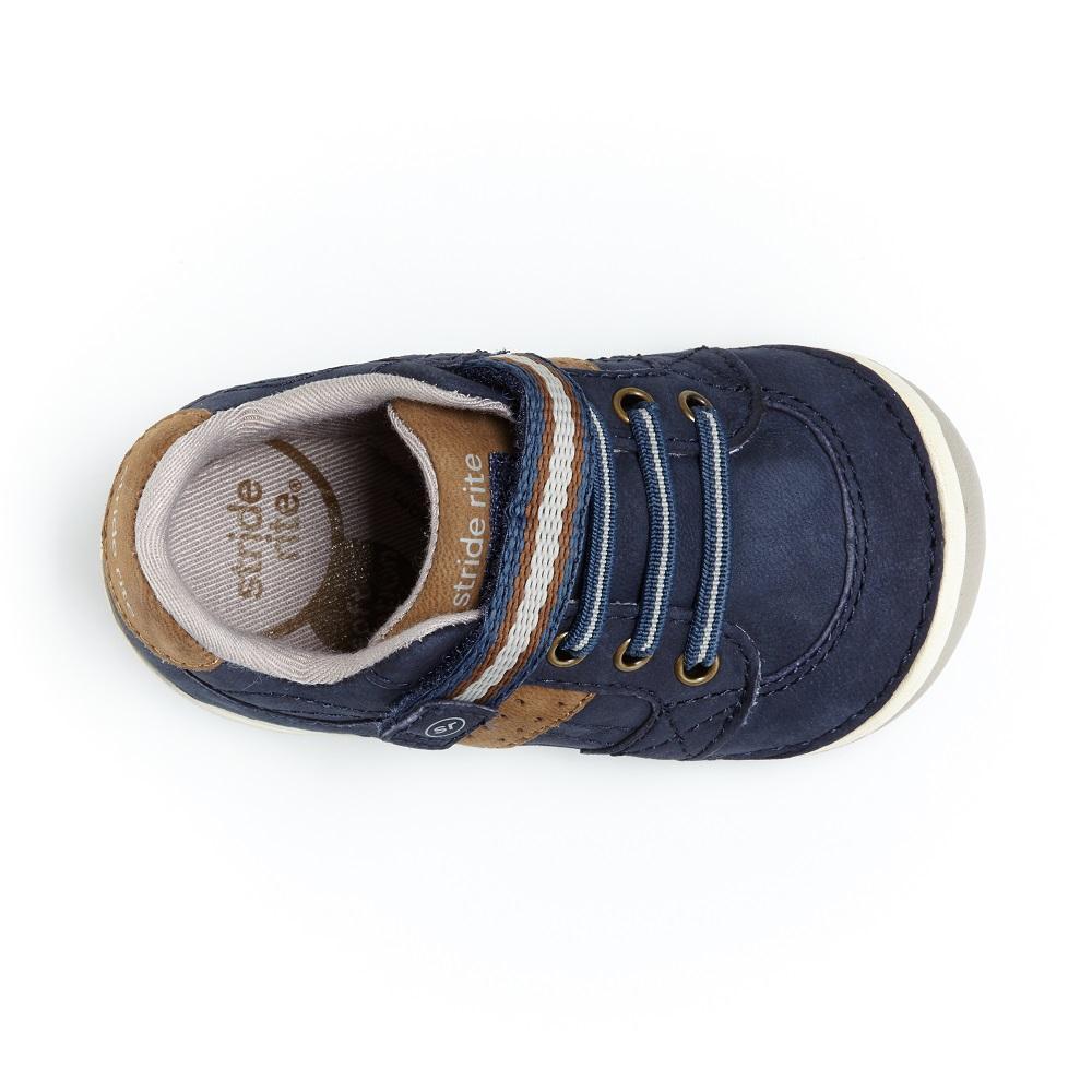 Stride Rite Soft Motion Artie Sneaker Wide (Navy)-Apparel-Stride Rite--babyandme.ca