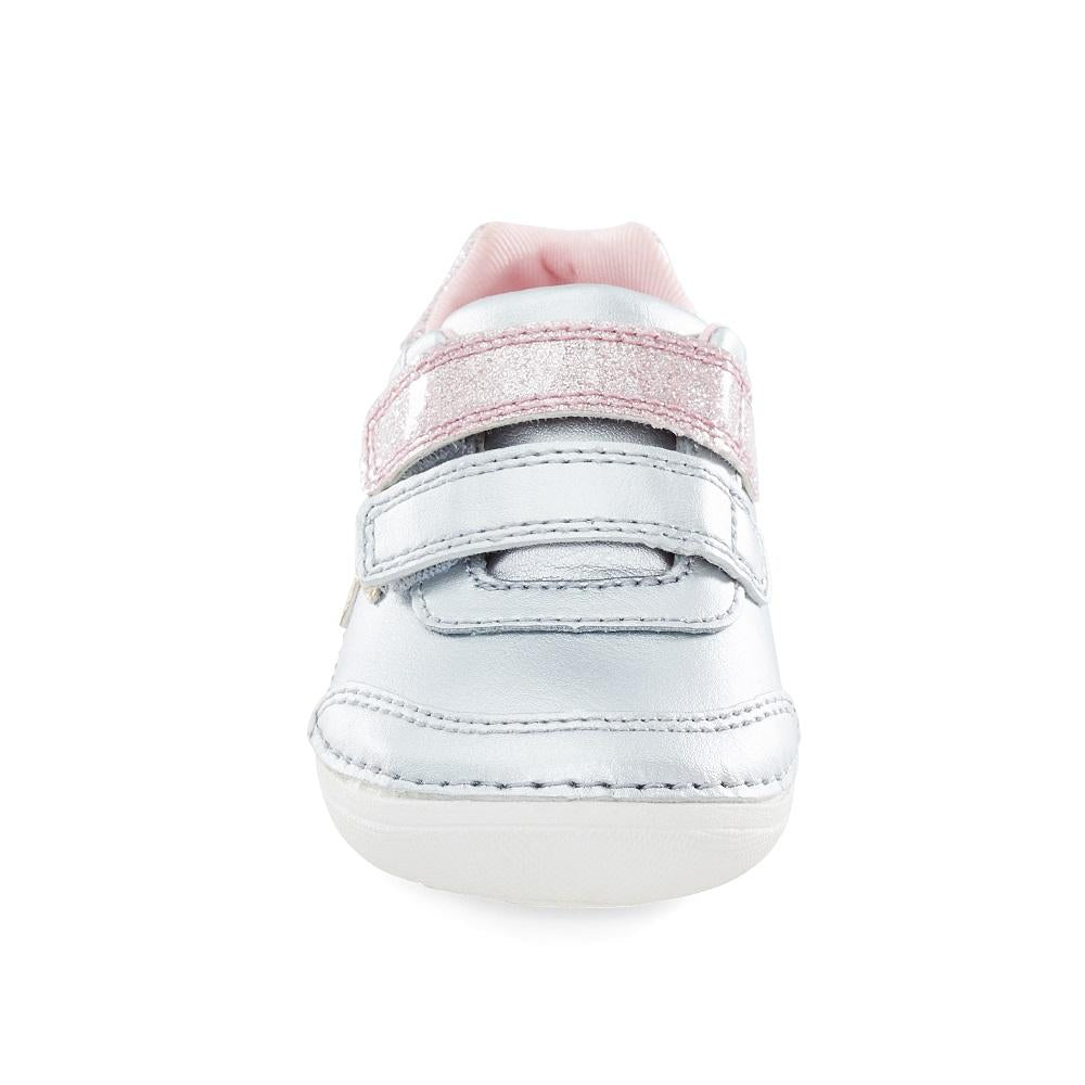 Stride Rite Soft Motion Kennedy Sneaker (Silver Multi)-Apparel-Stride Rite--babyandme.ca