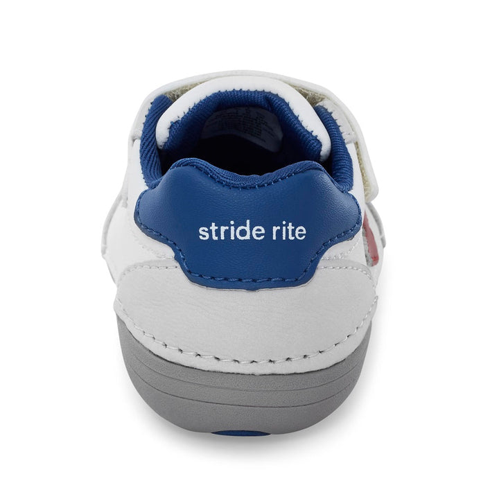 Stride Rite Soft Motion Kennedy Sneaker (White Multi)-Apparel-Stride Rite--babyandme.ca