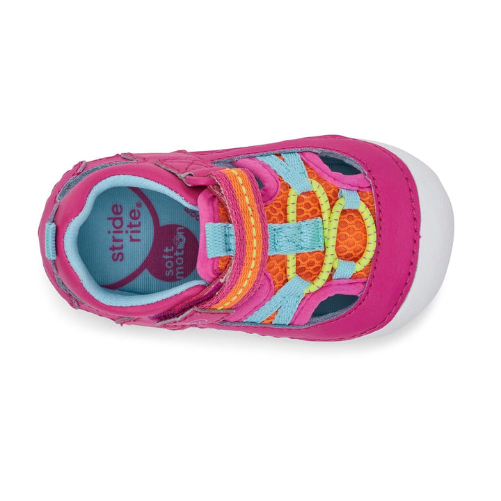 Stride Rite Soft Motion Tobias Sandal (Pink Multi)-Apparel-Stride Rite--babyandme.ca