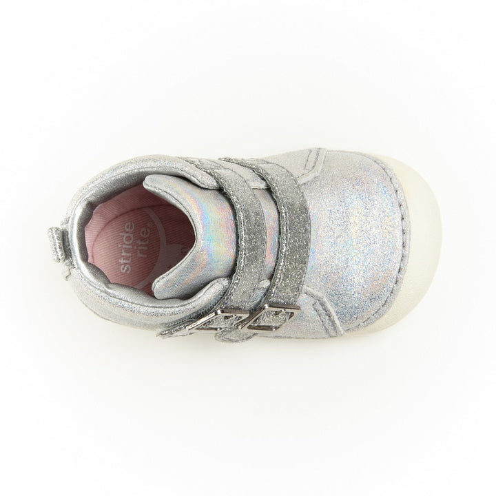 Stride Rite Soft Motion Vera Boot (Silver)-Apparel-Stride Rite--babyandme.ca