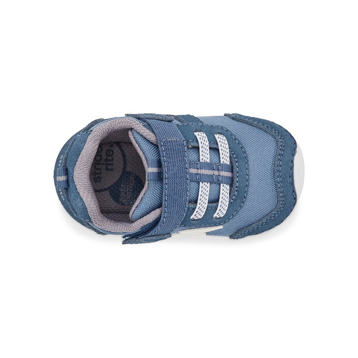 Stride Rite Soft Motion Zips Runner Sneaker (Navy)-Apparel-Stride Rite--babyandme.ca