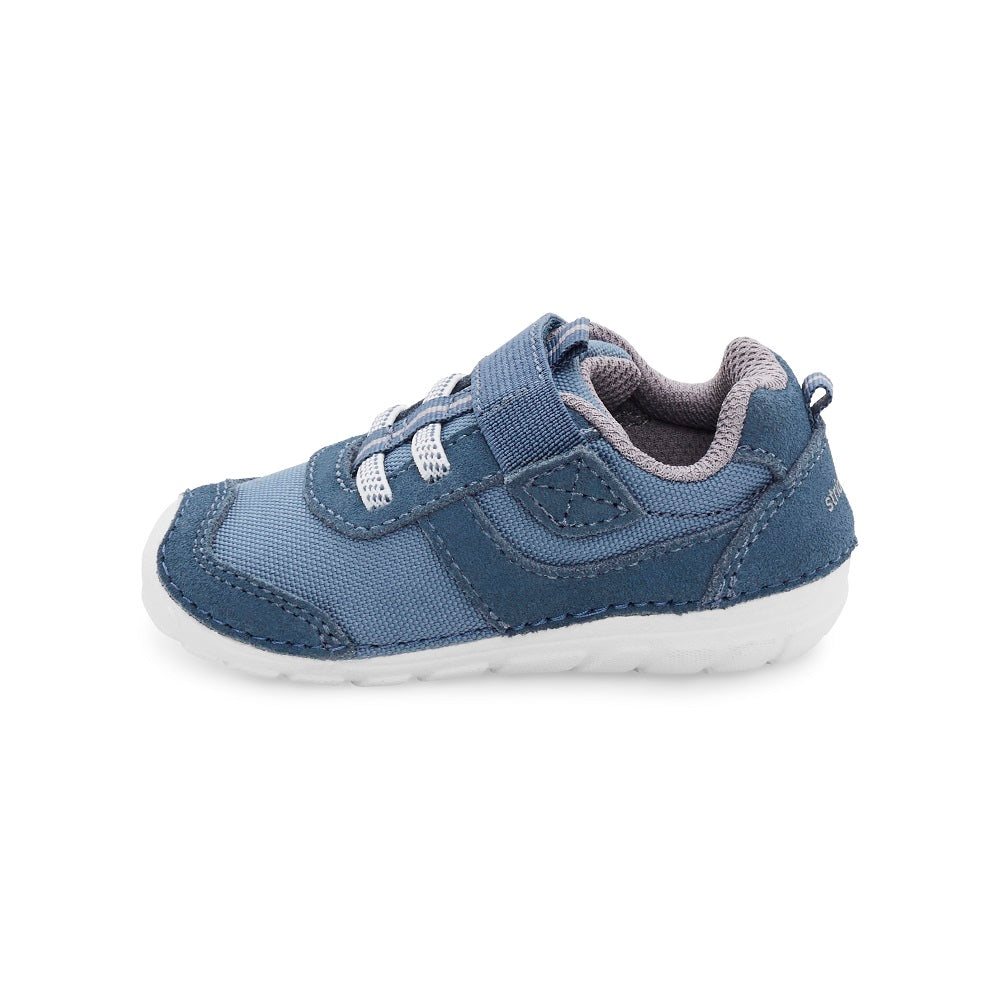 Stride Rite Soft Motion Zips Runner Sneaker (Navy)-Apparel-Stride Rite--babyandme.ca