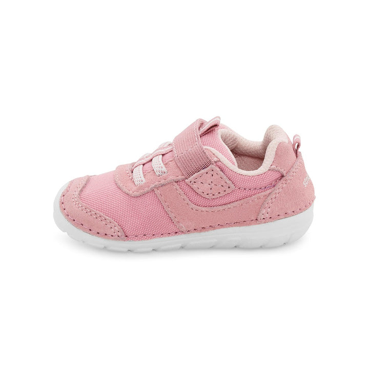 Stride Rite Soft Motion Zips Runner Sneaker (Pink)-Apparel-Stride Rite--babyandme.ca