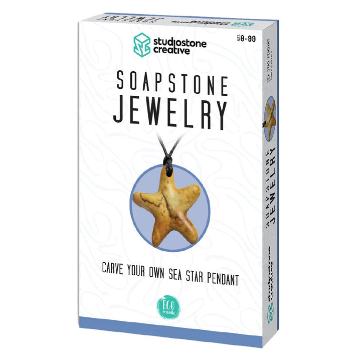 Studiostone Creative Soapstone Pendant Kit (Sea Star)-Toys & Learning-Studiostone Creative-031094 SS-babyandme.ca