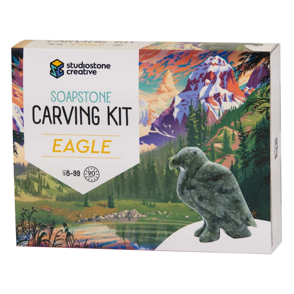 Studiostone Creative Soapstone Single Kit (Eagle)-Toys & Learning-Studiostone Creative-031095 EA-babyandme.ca