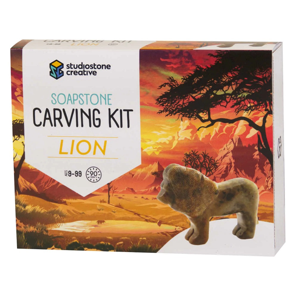 Studiostone Creative Soapstone Single Kit (Lion)-Toys & Learning-Studiostone Creative-031095 LI-babyandme.ca