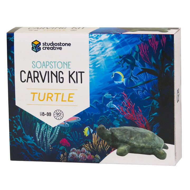 Studiostone Creative Soapstone Single Kit (Turtle)-Toys & Learning-Studiostone Creative-031095 TU-babyandme.ca