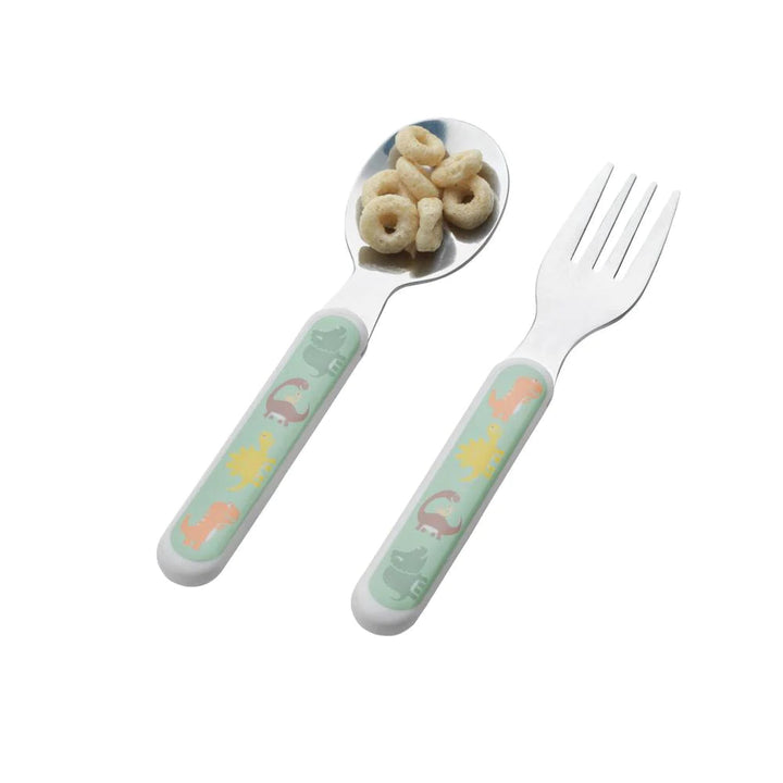 SugarBooger - Baby Dinosaur-Silverware Set-Feeding-SugarBooger-000984 BD-babyandme.ca