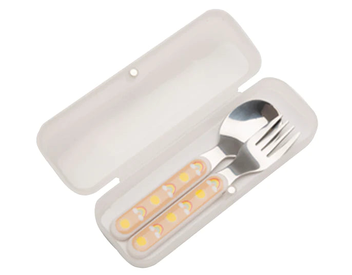 SugarBooger -Rainbows & Sunshine - Silverware Set-Feeding-SugarBooger-000984 RS-babyandme.ca