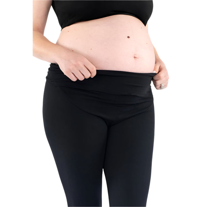 SweetLegs Maternity Leggings (Black)-Apparel-SweetLegs--babyandme.ca