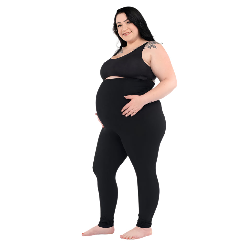 SweetLegs Maternity Leggings (Black)-Apparel-SweetLegs--babyandme.ca