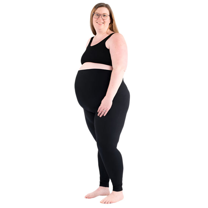 SweetLegs Maternity Leggings (Black)-Apparel-SweetLegs--babyandme.ca