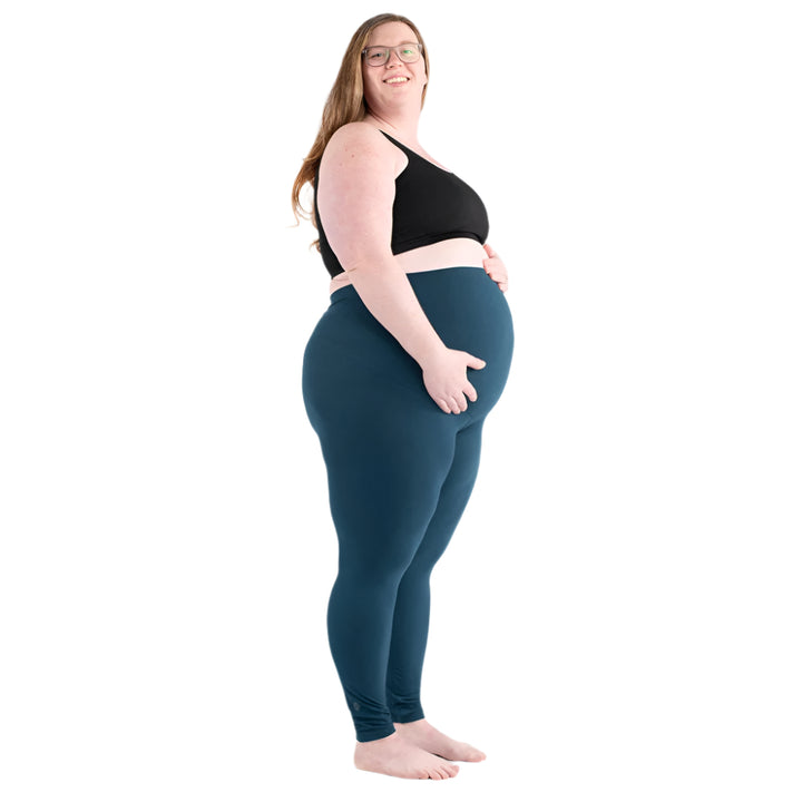 SweetLegs Maternity Leggings (Serenity)-Apparel-SweetLegs--babyandme.ca