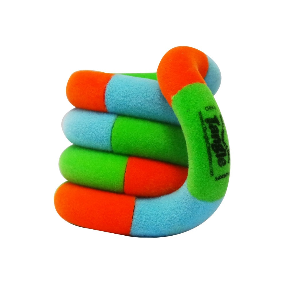 Tangle Jr. Fuzzies (Orange/Blue/Green)-Toys & Learning-Tangle-031205 OBG-babyandme.ca