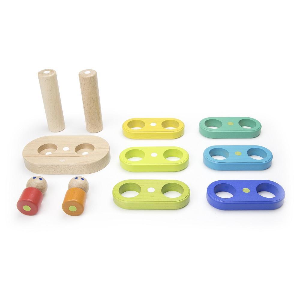 Tegu Magnetic Floating Stacker (Rainbow)-Toys & Learning-Tegu-025721 RB-babyandme.ca
