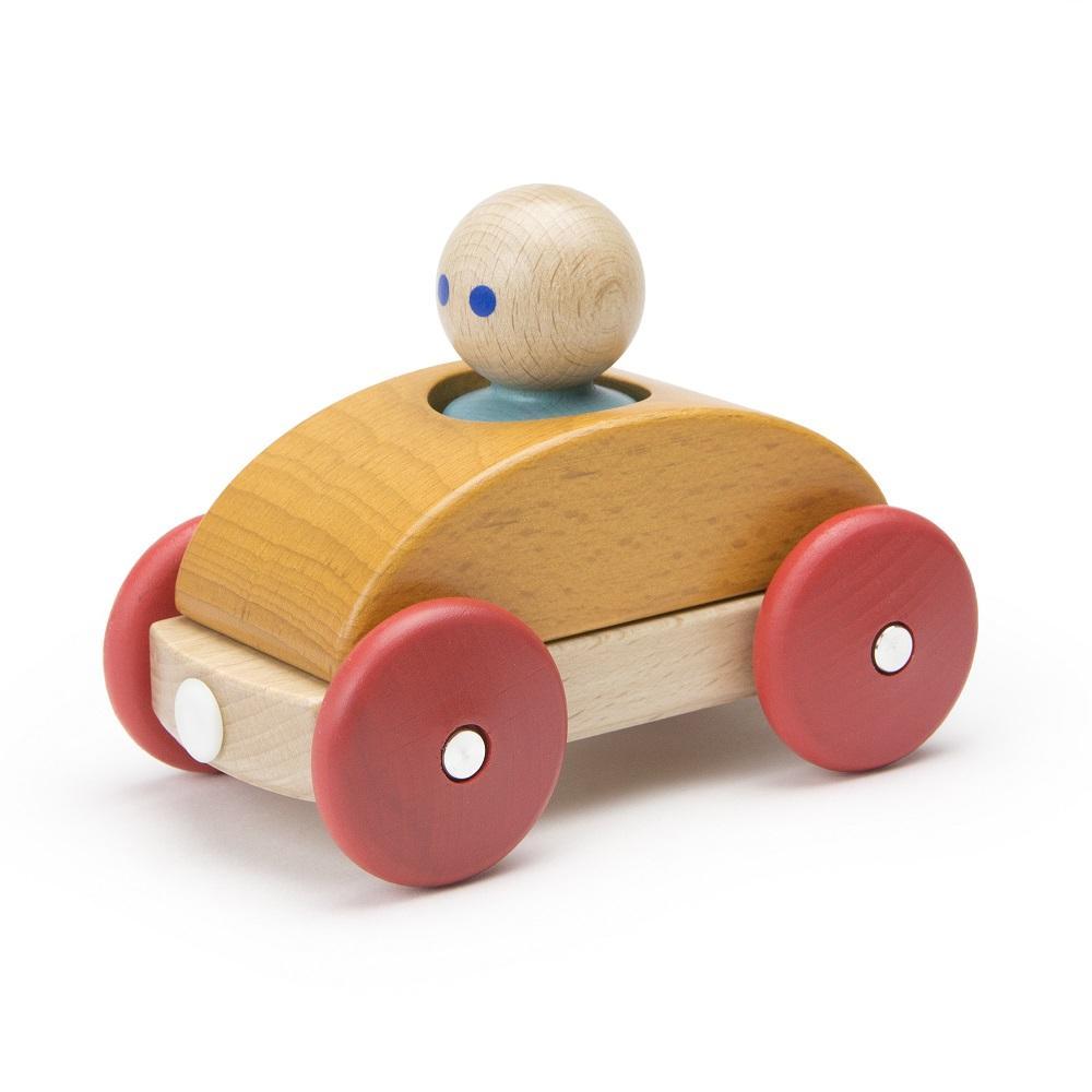 Tegu Magnetic Racer (Orange)-Toys & Learning-Tegu-025720 OR-babyandme.ca
