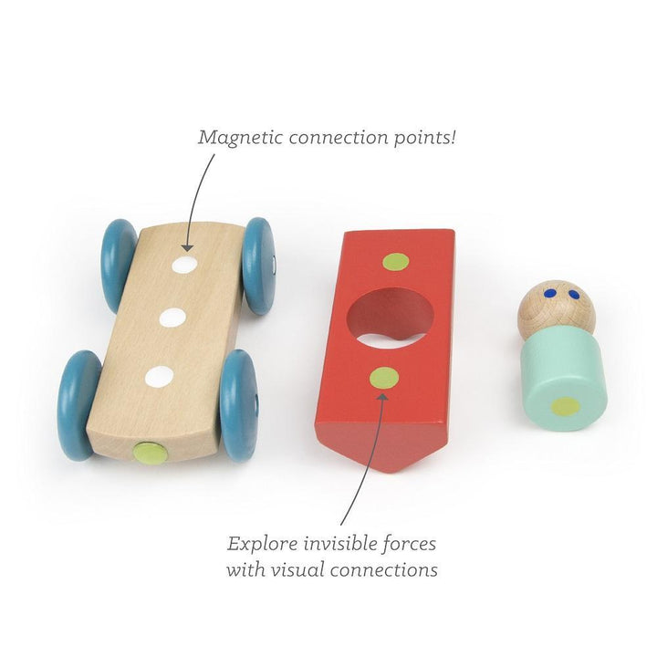 Tegu Magnetic Racer (Poppy)-Toys & Learning-Tegu-025720 PY-babyandme.ca