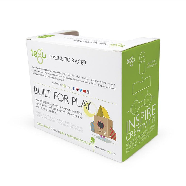 Tegu Magnetic Racer (Poppy)-Toys & Learning-Tegu-025720 PY-babyandme.ca