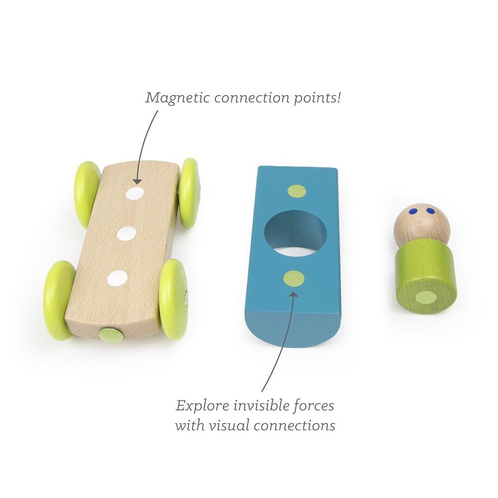 Tegu Magnetic Racer (Teal)-Toys & Learning-Tegu-025720 TL-babyandme.ca
