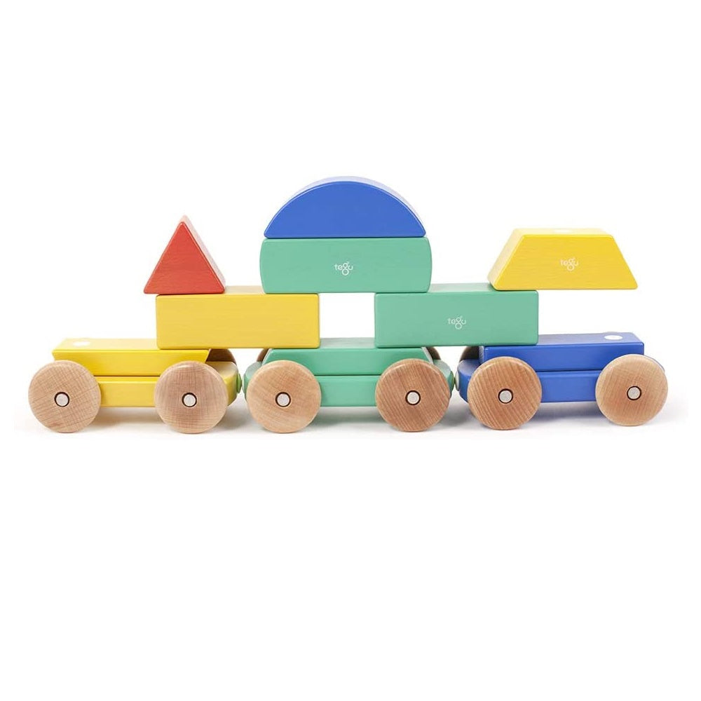 Tegu Magnetic Shape Train (Big Top)-Toys & Learning-Tegu-025722 BT-babyandme.ca