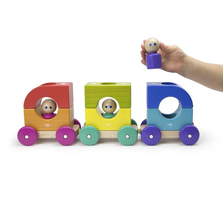 Tegu Magnetic Tram (Rainbow)-Toys & Learning-Tegu-027589 RB-babyandme.ca