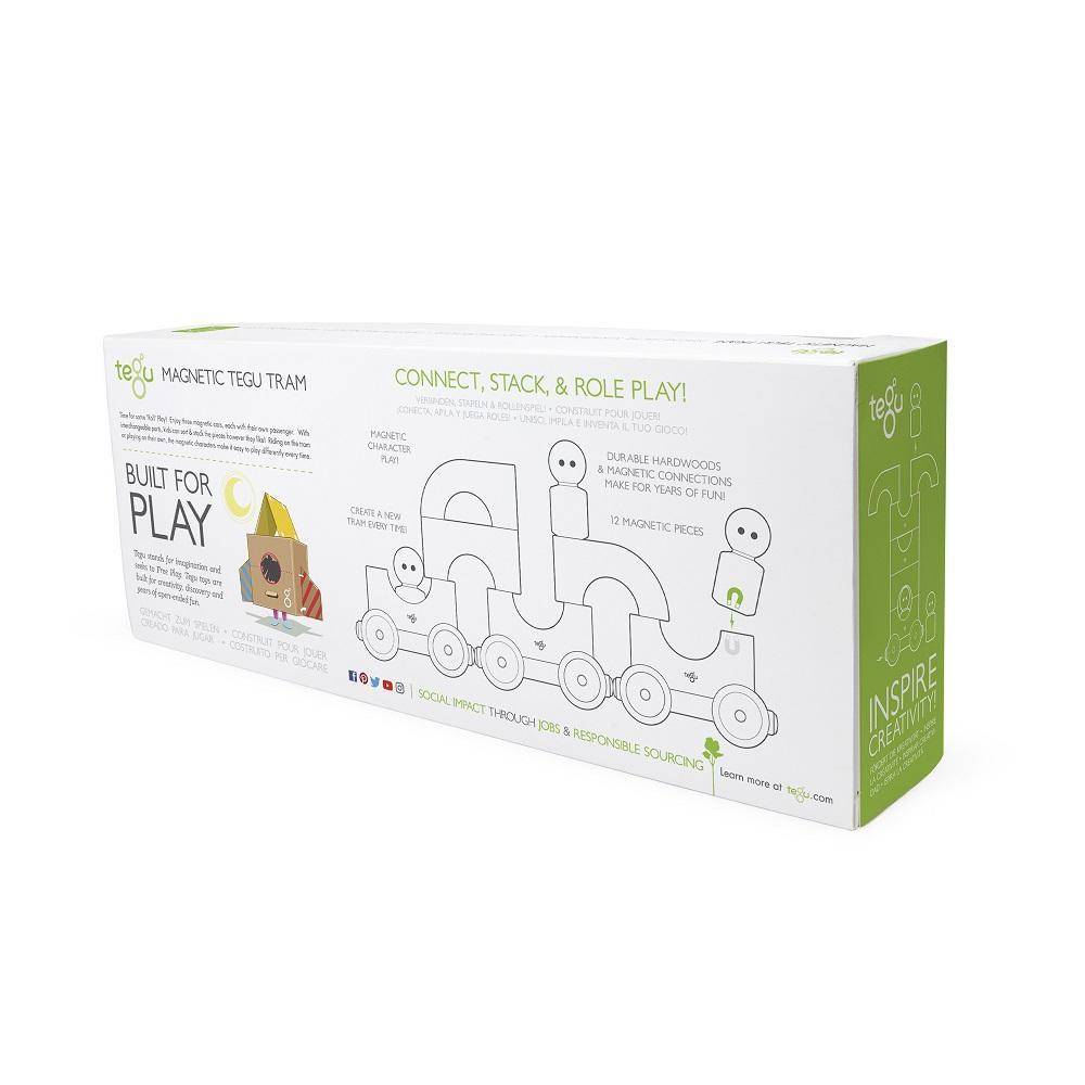 Tegu Magnetic Tram (Rainbow)-Toys & Learning-Tegu-027589 RB-babyandme.ca