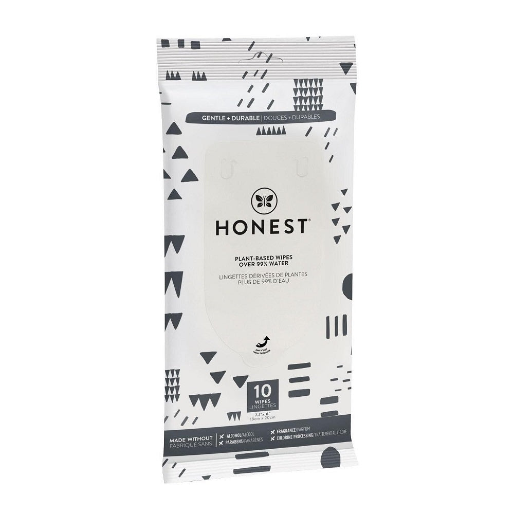 The Honest Company Honest Wipes 10-Pack (Pattern Play)-Bath-The Honest Company-030722 PP-babyandme.ca