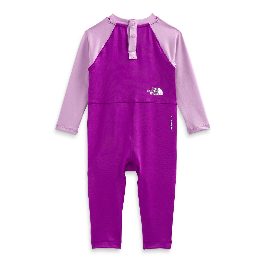 The North Face Baby Amphibious Sun One-Piece (Lupine)-Apparel-The North Face--babyandme.ca