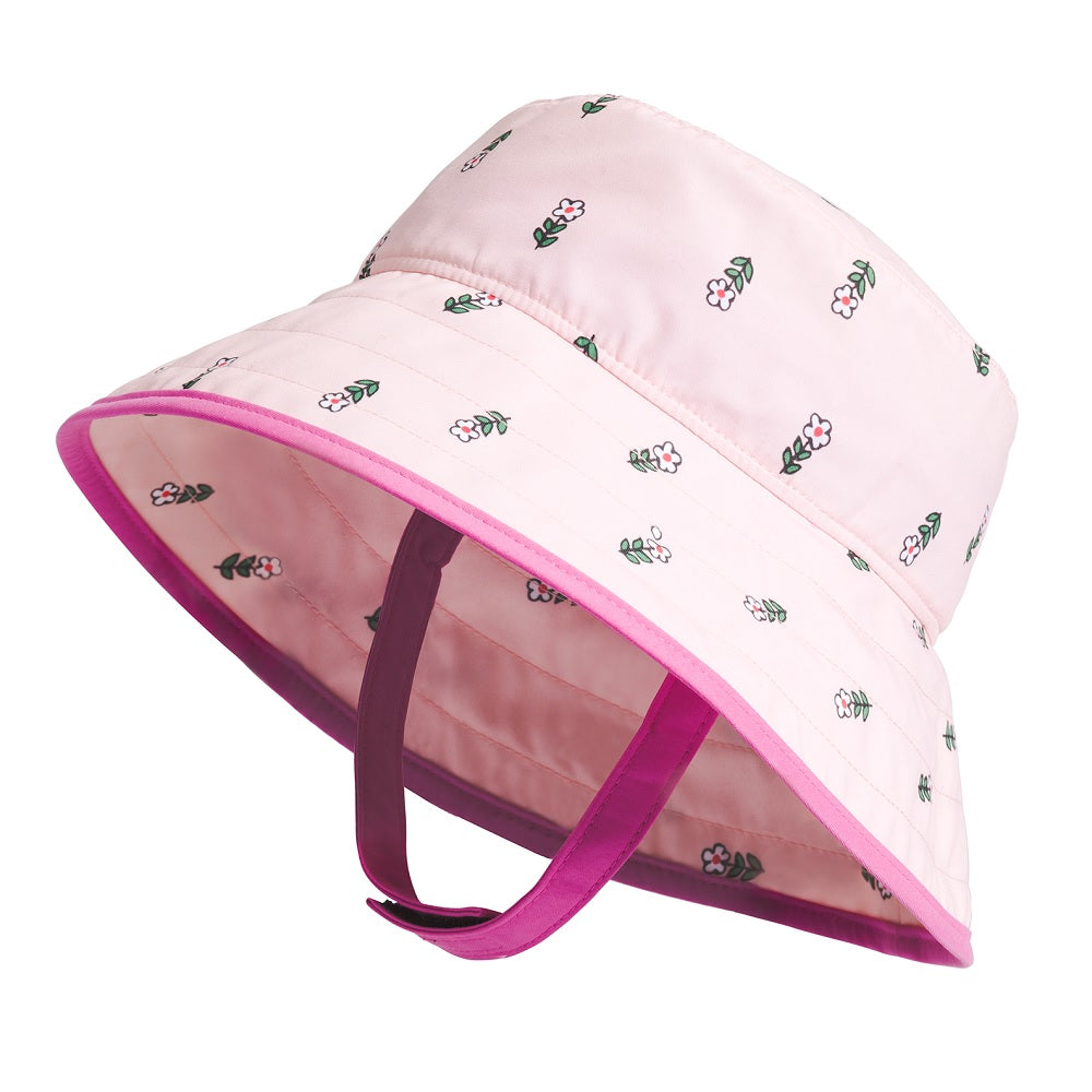 The North Face Baby Class V Brimmer (Purdy Pink Joy Floral/Super Pink)-Apparel-The North Face--babyandme.ca