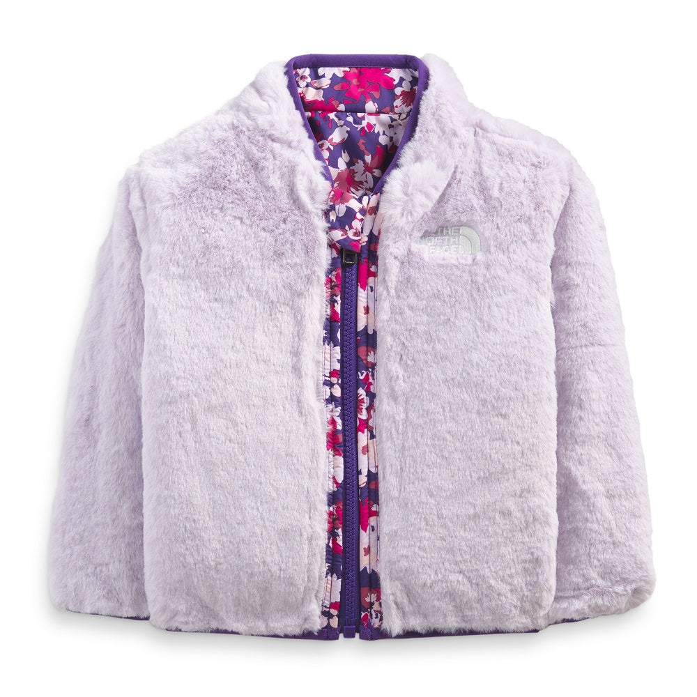 The North Face Baby Reversible Mossbud Jacket (Peak Purple Valley Floral Print) - FINAL SALE-Apparel-The North Face--babyandme.ca