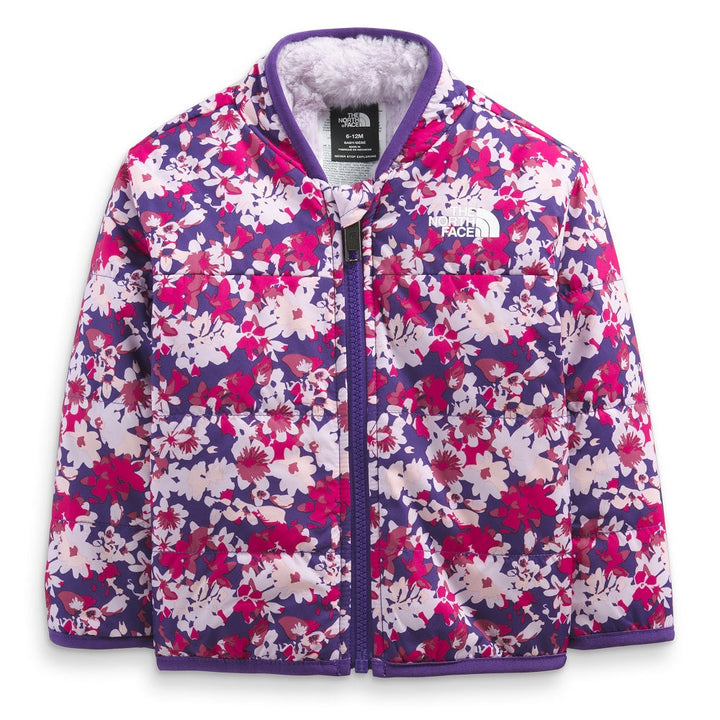 The North Face Baby Reversible Mossbud Jacket (Peak Purple Valley Floral Print) - FINAL SALE-Apparel-The North Face--babyandme.ca