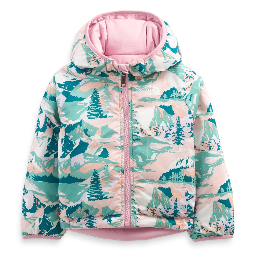 The North Face Baby Reversible Perrito Jacket (Cameo Pink) - FINAL SALE-Apparel-The North Face--babyandme.ca