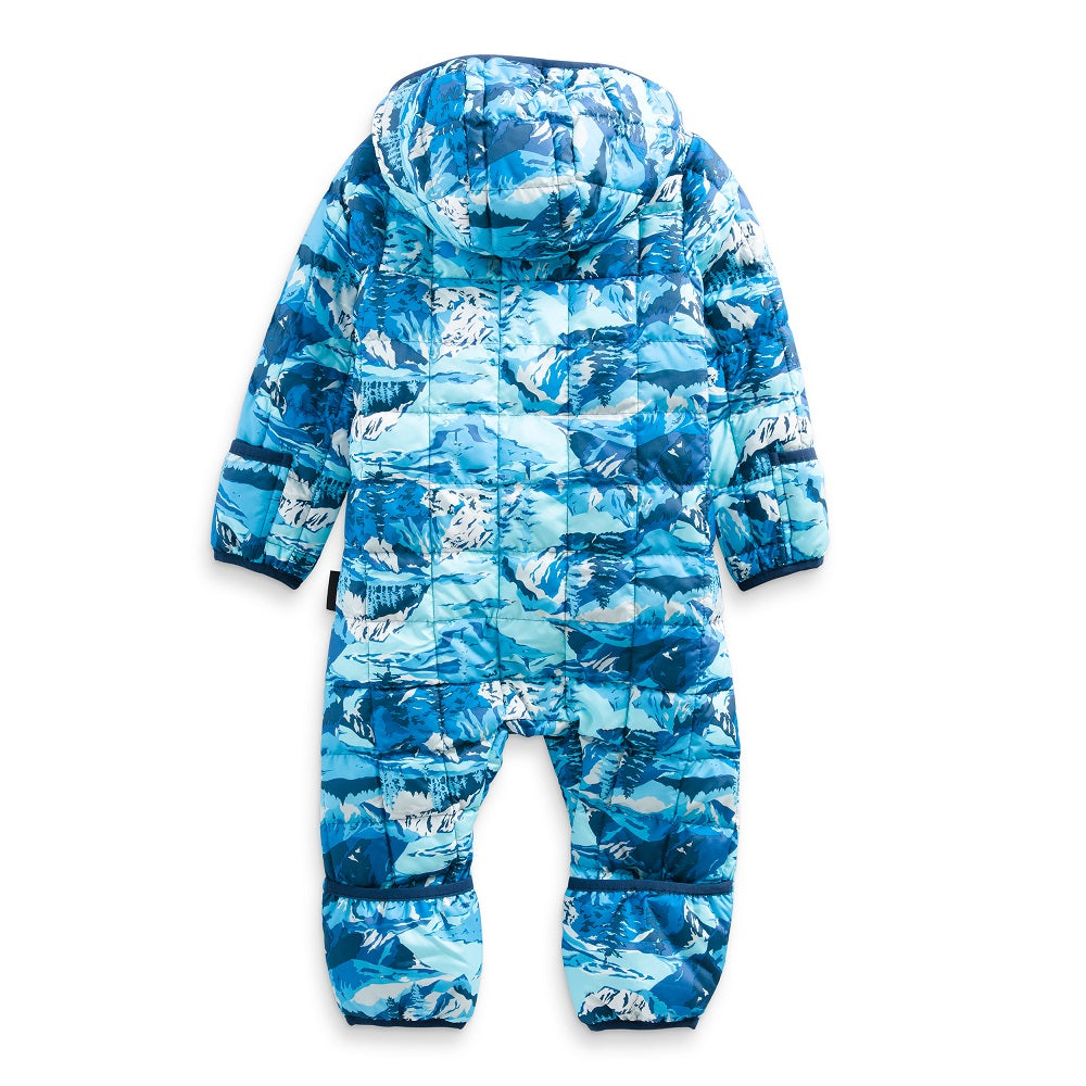 The North Face Baby ThermoBall 1-Piece (Acoustic Blue Snow Peak Mountains Print) - FINAL SALE-Apparel-The North Face--babyandme.ca