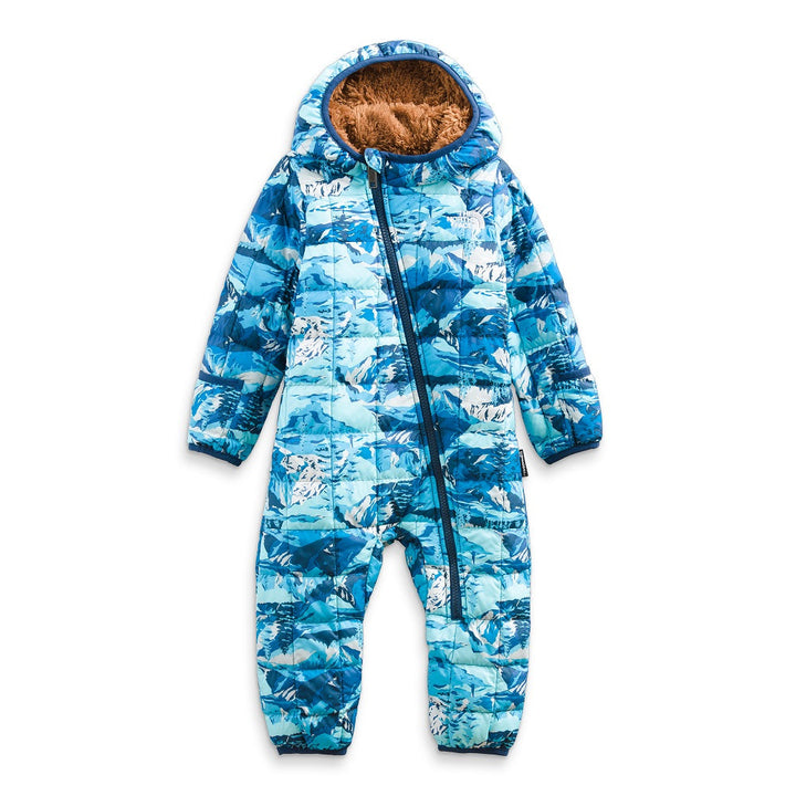 The North Face Baby ThermoBall 1-Piece (Acoustic Blue Snow Peak Mountains Print) - FINAL SALE-Apparel-The North Face--babyandme.ca