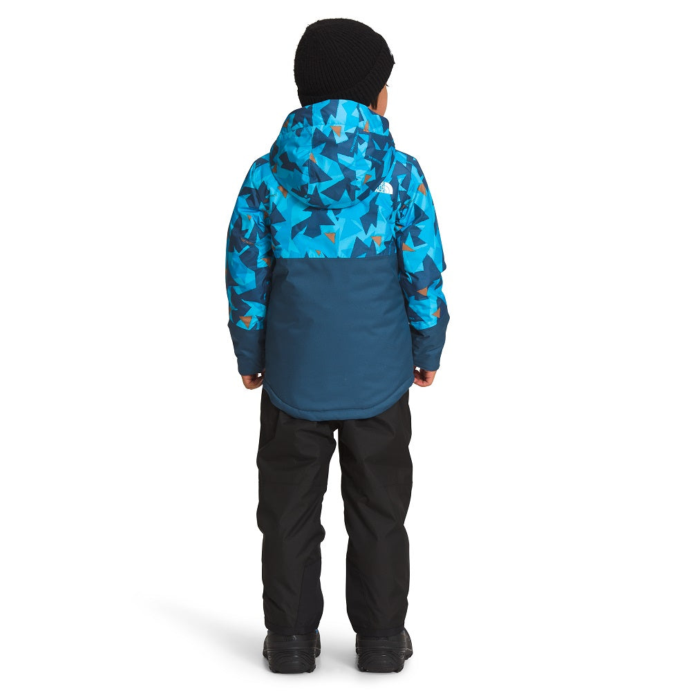 The North Face Kids Freedom Insulated Jacket (Acoustic Blue Triangle Camo Print) - FINAL SALE-Apparel-The North Face--babyandme.ca